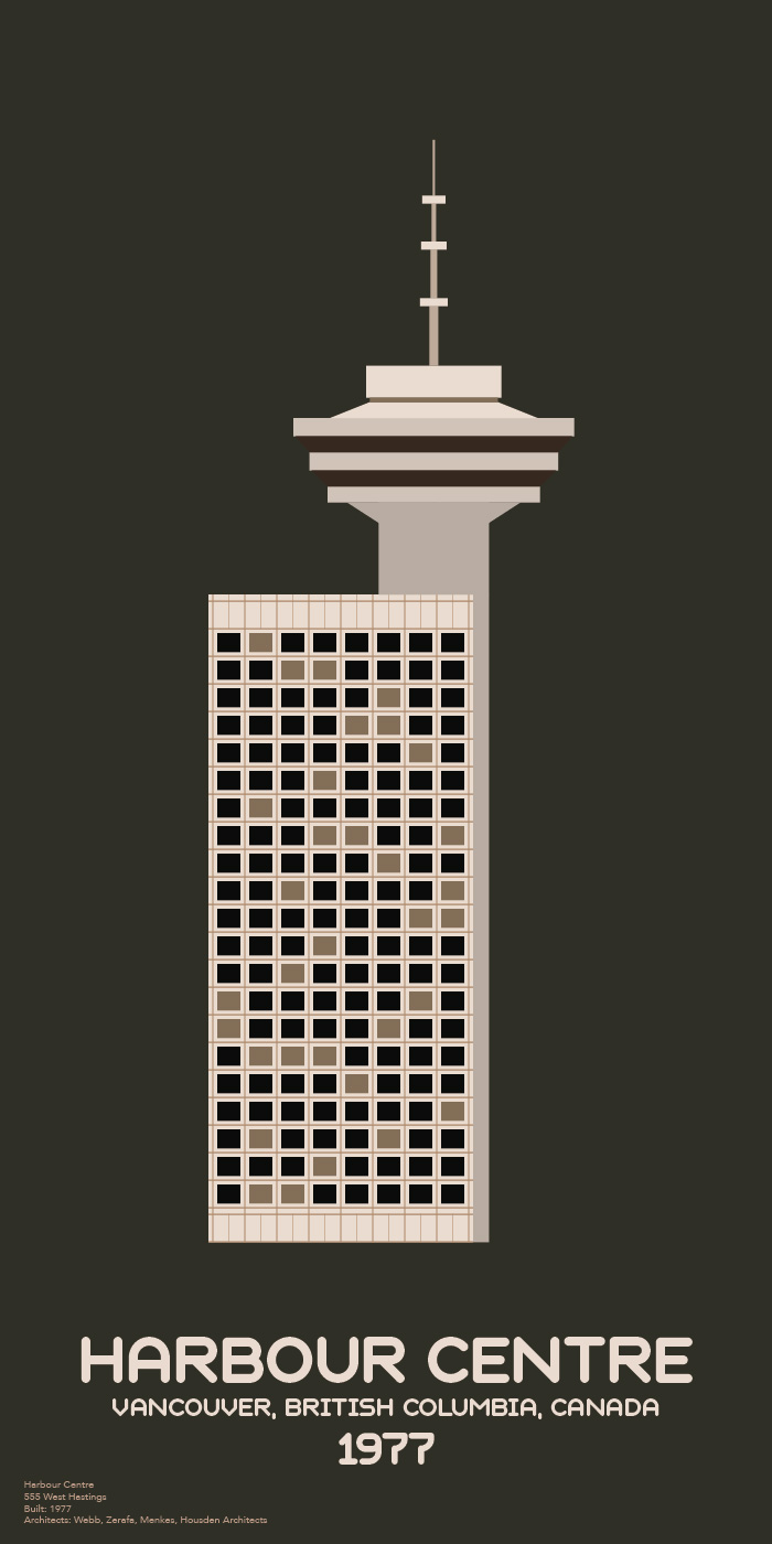 Harbour Centre Vancouver Graphic Design